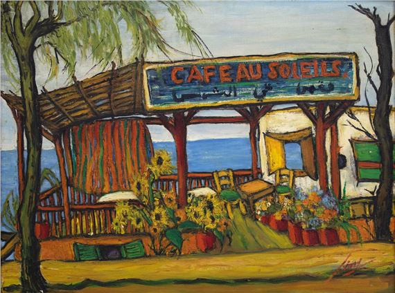 Café au Soleil by Olga Limansky