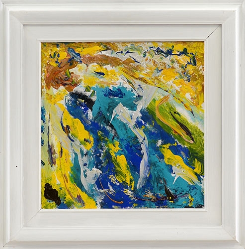 Artwork by Vincenzo Brambilla, I prati della felicità, Made of acrylic on canvas