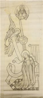 'The Blessed Virgin Mary', Kempley Church, Dymock, Gloucestershire; 'A swan', St Hugh's Church Amley, West Yorkshire - George Daniels