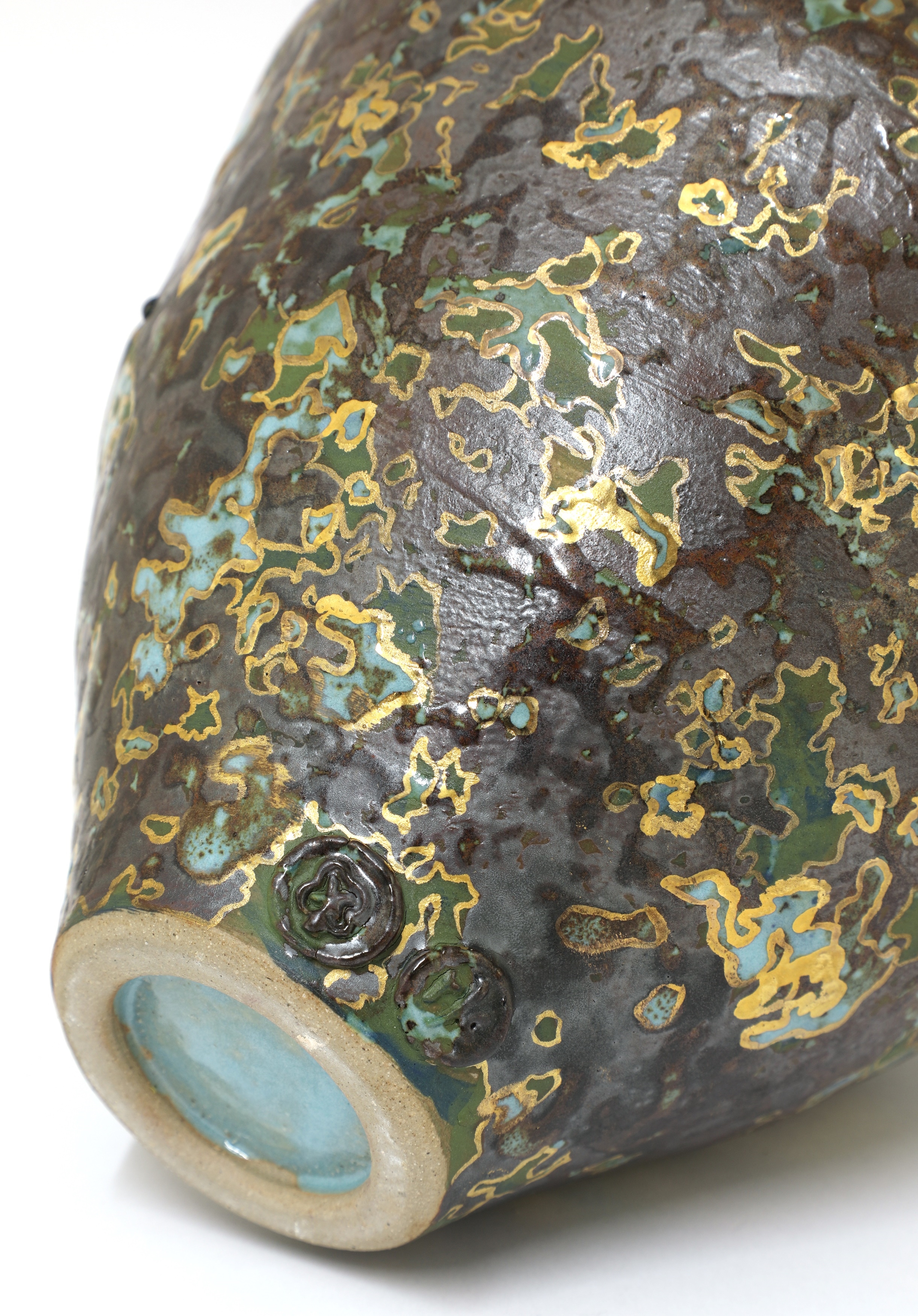 Roger Cockram | a glazed stoneware bowl the pierced conical bowl ...