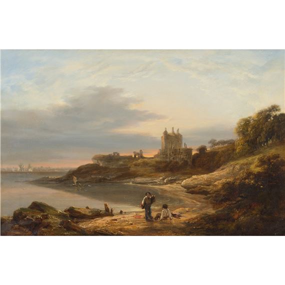 FIFE CASTLE, FIFE LOOKING TOWARDS EDINBURGH - John Watson McLea