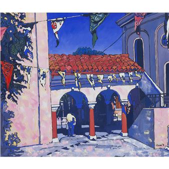 MEDITERRANEAN COURTYARD - Jennifer Irvine