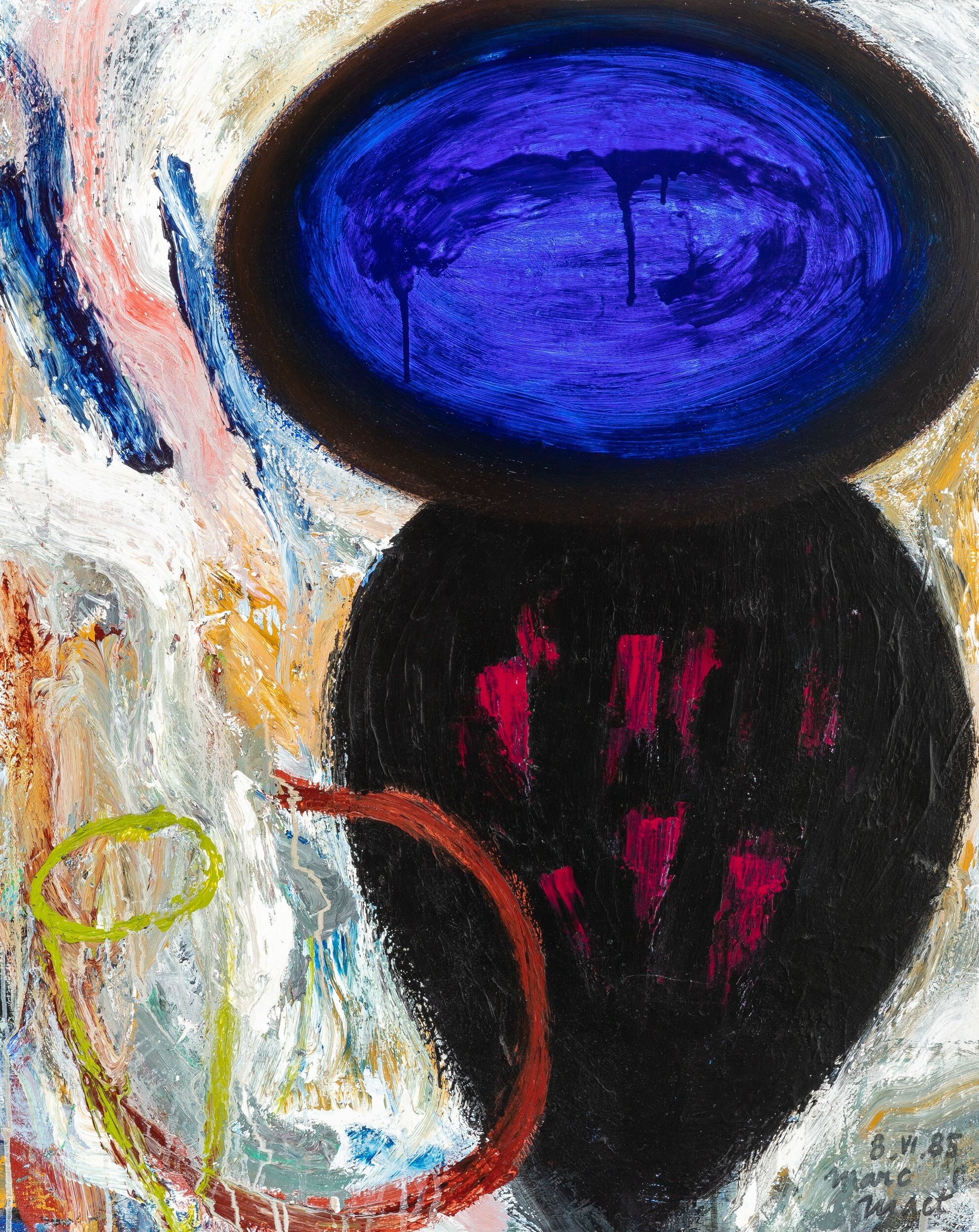 Artwork by Marc Maet, The African dream (small version), Made of Oil on canvas