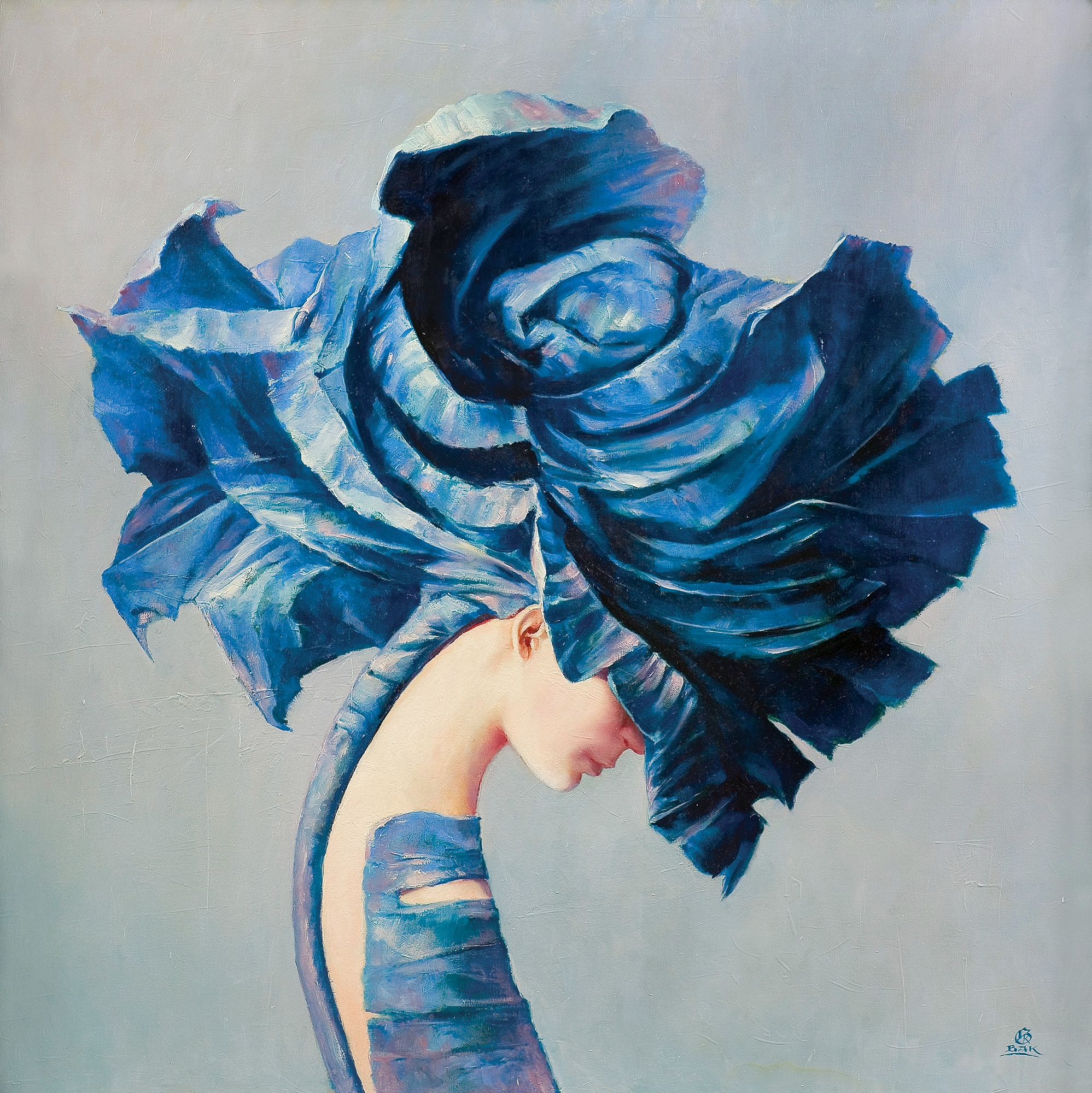 BLUE FLOWER by Karol Bak, 2004