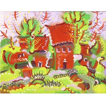 landscape with house - Patrick Harness