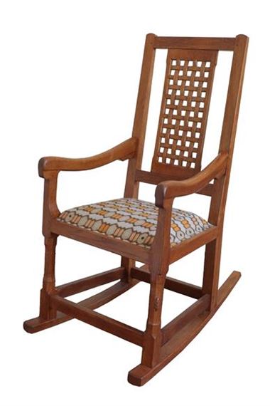 Peter 'Rabbitman' Heap | An English Oak Rocking Chair | MutualArt