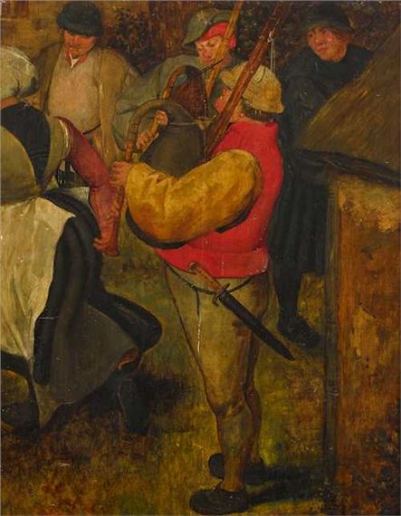Peasants playing music by Pieter Brueghel the Elder