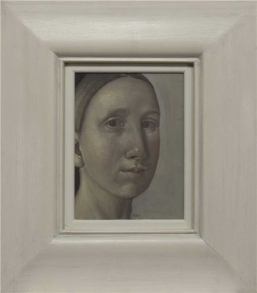 YOUNG WOMAN by Alison Watt, dated 1993