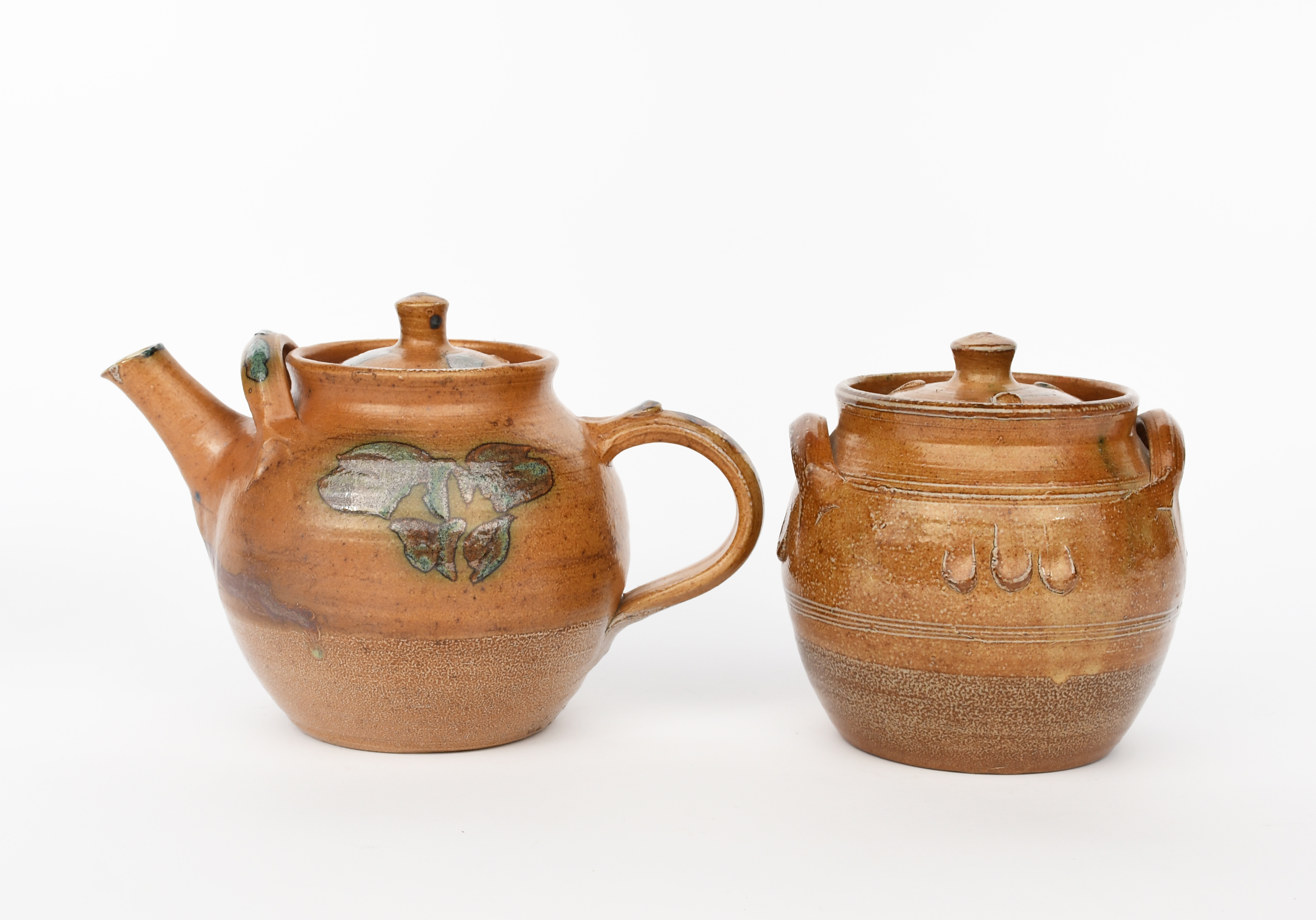 Ray Finch | a Winchcombe Pottery salt-glaze stoneware teapot and cover ...