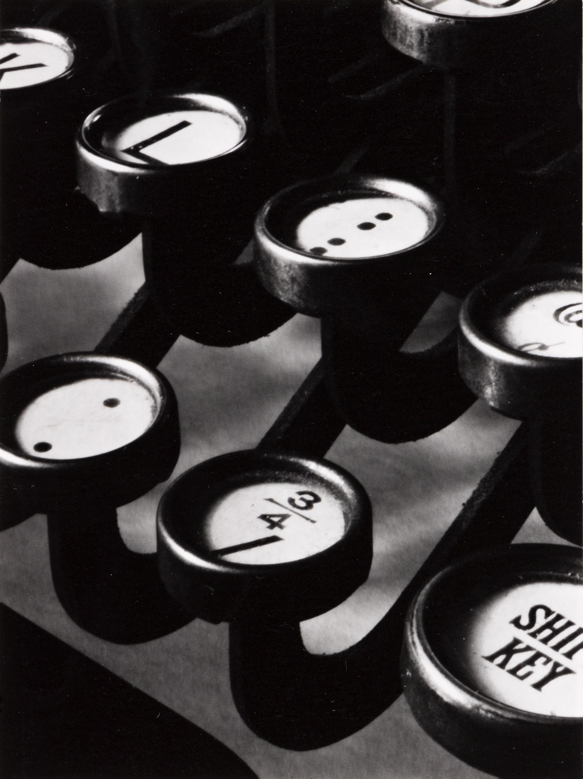 Ralph Steiner Typewriter Keys. MutualArt