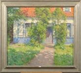 Vue d’une fermette ensoleillée by Emmanuel Vierin