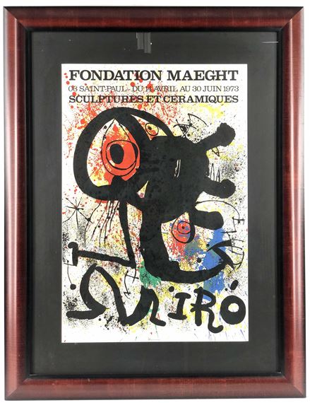 Joan Miro - Sculptures et céramiques - Exhibition Poster - Art