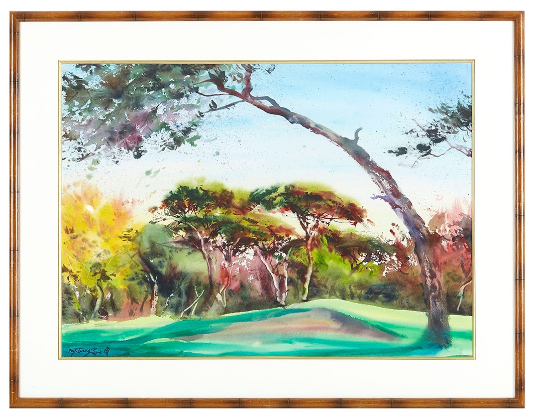 Artwork by Fu Ji Tsang, Composition, Made of Watercolor and ink on paper