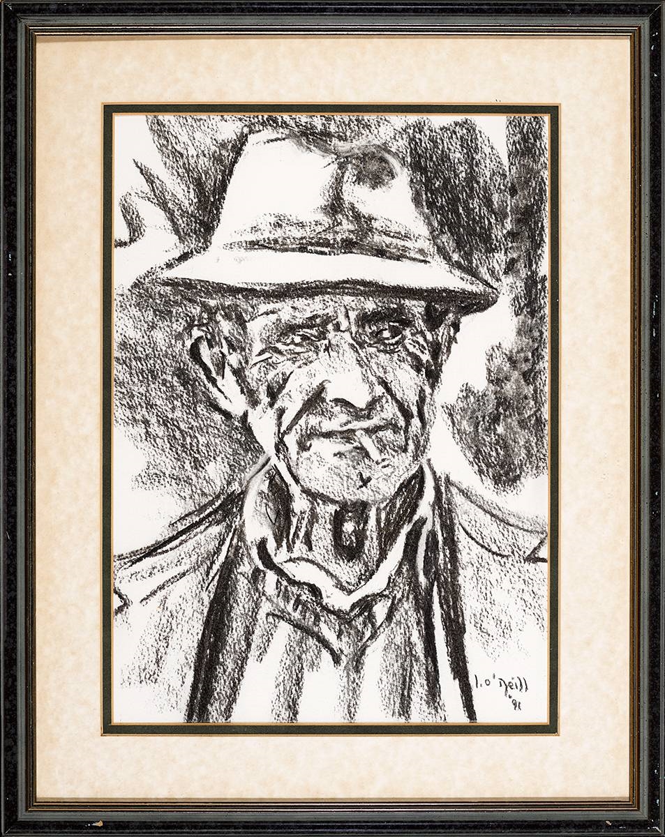 Liam O'Neill | PORTRAIT SKETCH OF A MAN, 1991 (1991) | MutualArt