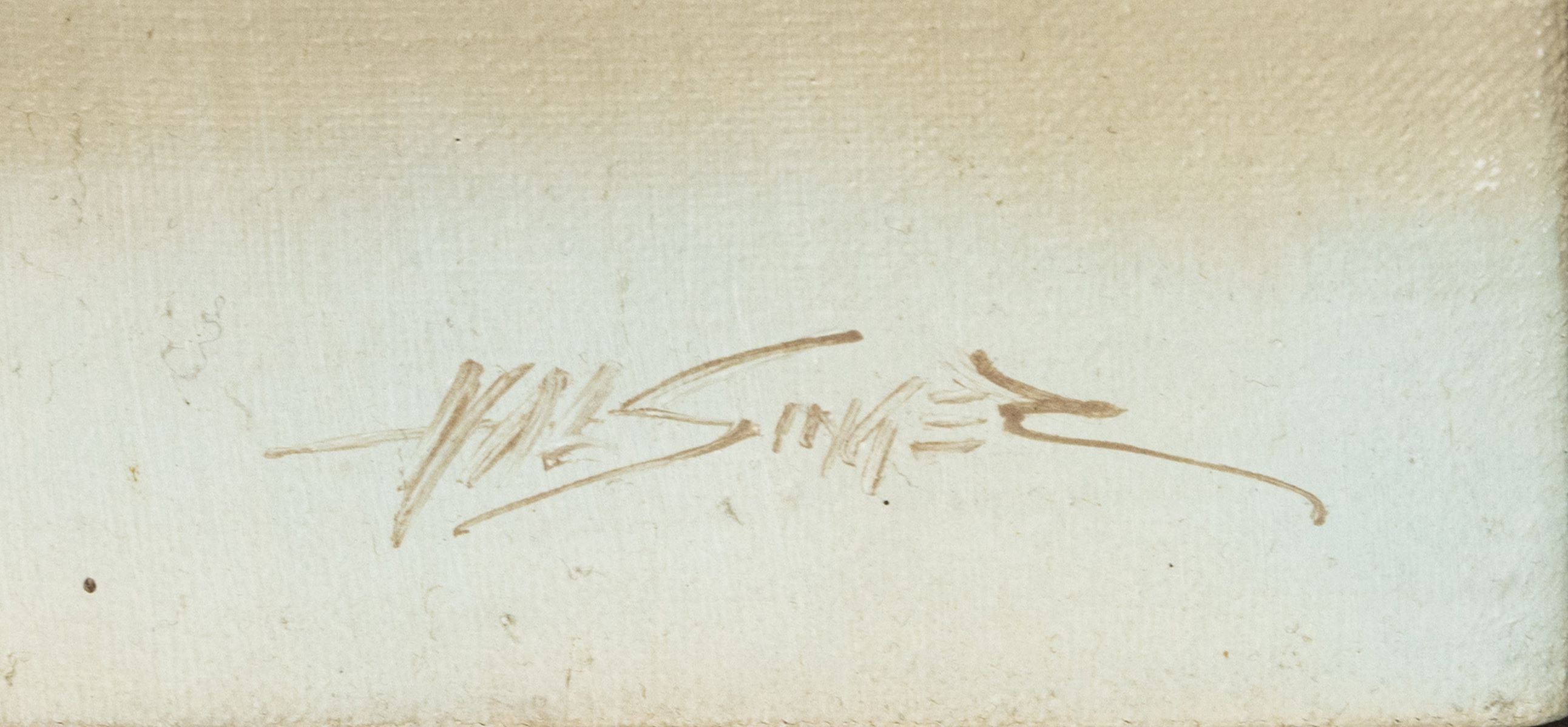 Artwork by Hal Singer, SEATED GUITARIST, Made of OIL ON CANVAS