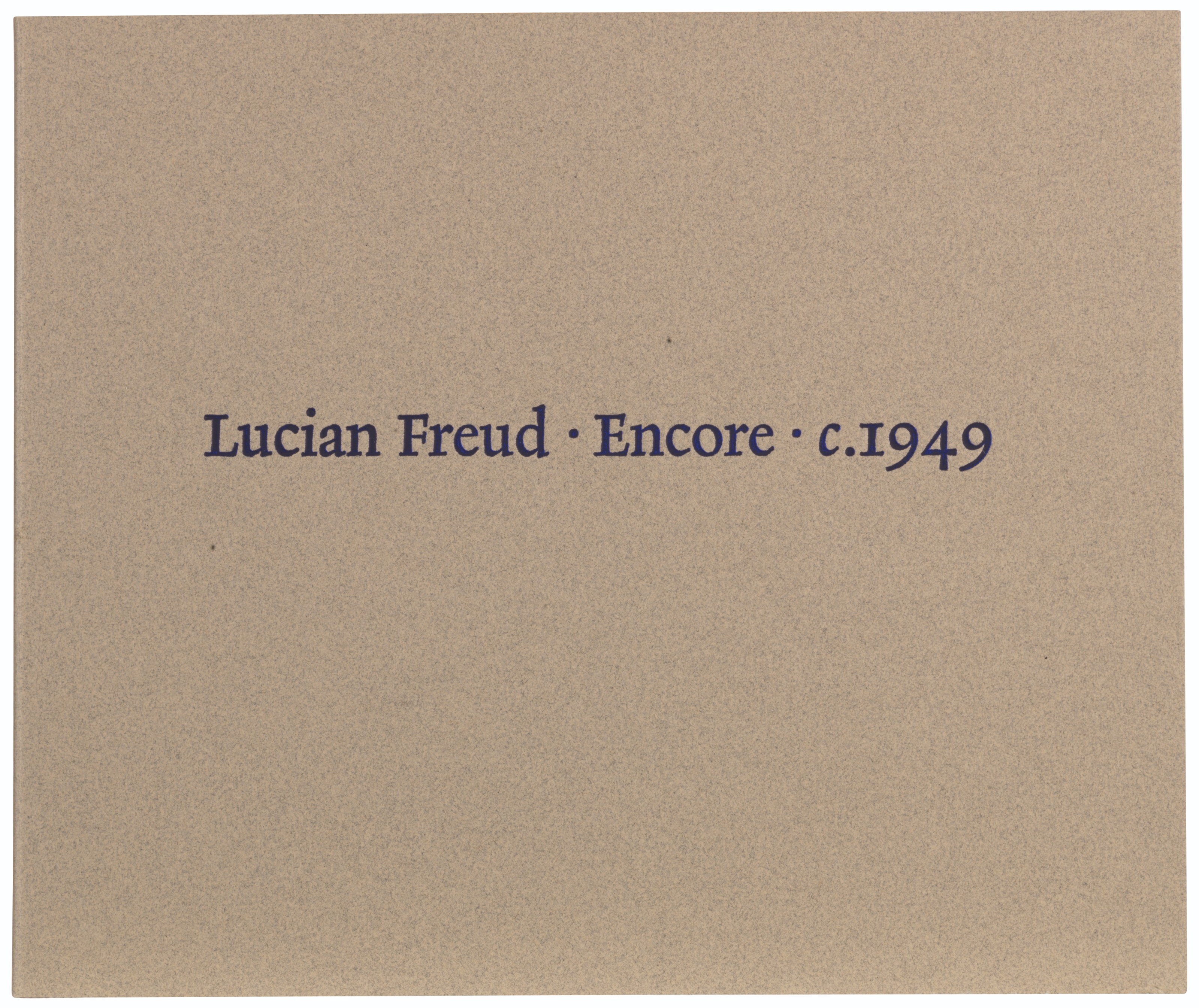 Artwork by Lucian Freud, Encore, Made of offset lithograph mounted on card