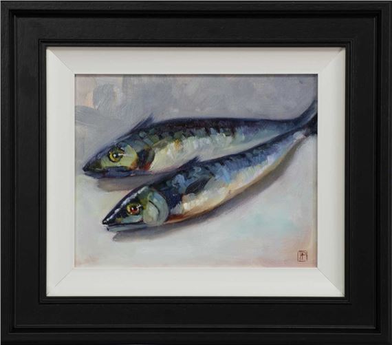 FISH SUPPER by Zhanna Pechugina, dated 2021