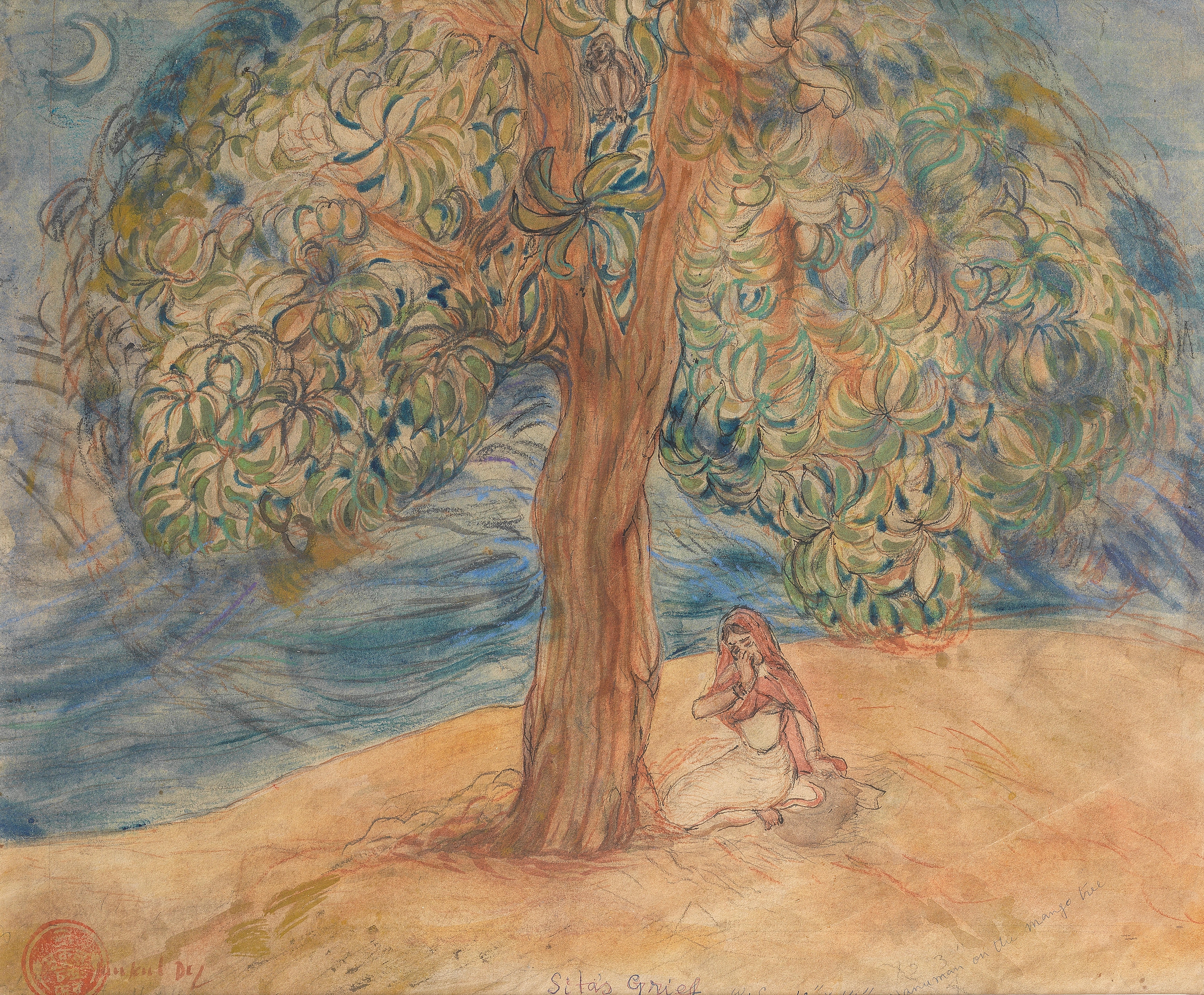 Mukul Dey | Sita's Grief | MutualArt