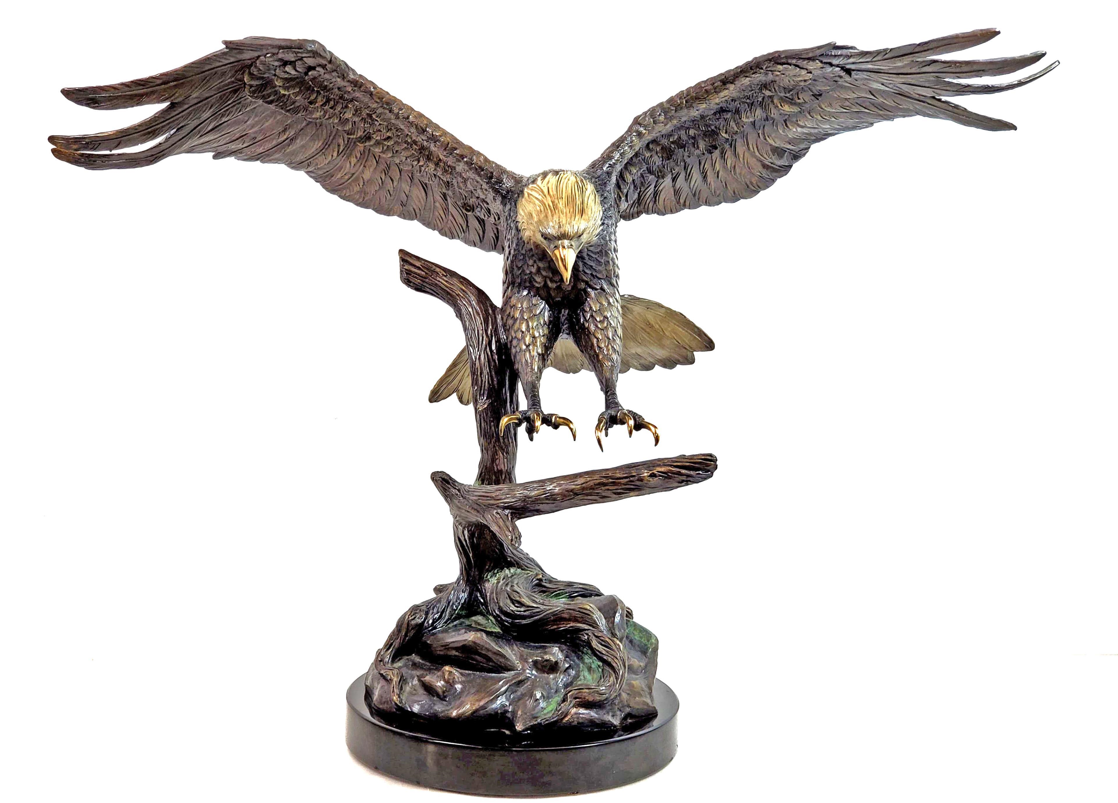 Sandra Koop | Journey's End' Bronze Eagle Sculpture | MutualArt