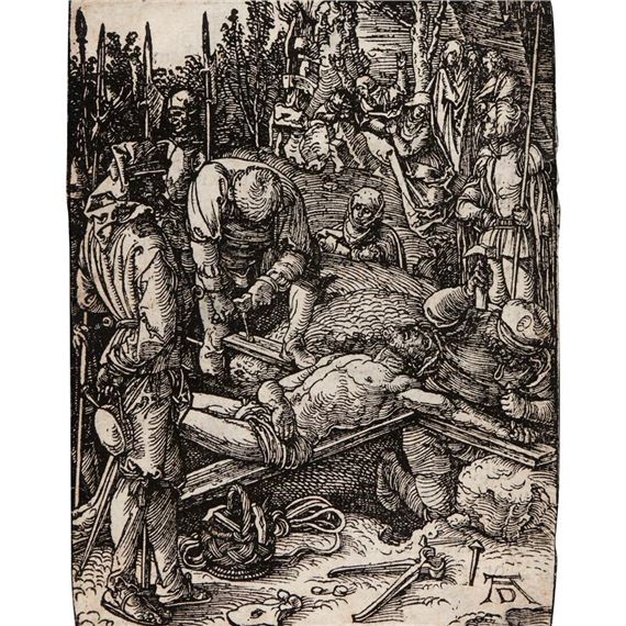 Christ Nailed to the Cross by Albrecht Dürer, 1509