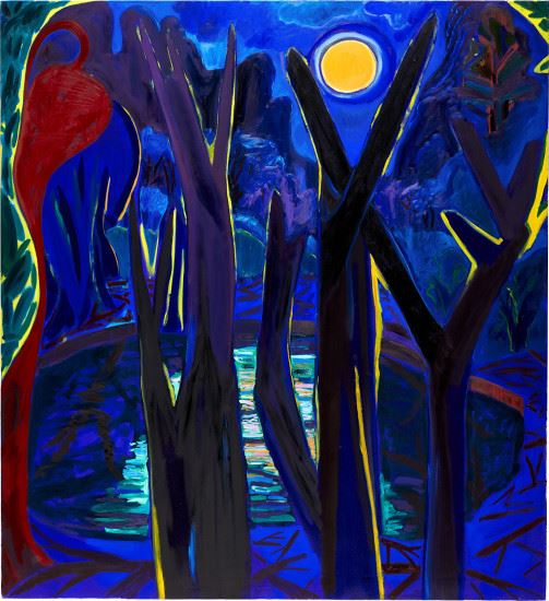 Night Picket by Shara Hughes, Painted in 2017