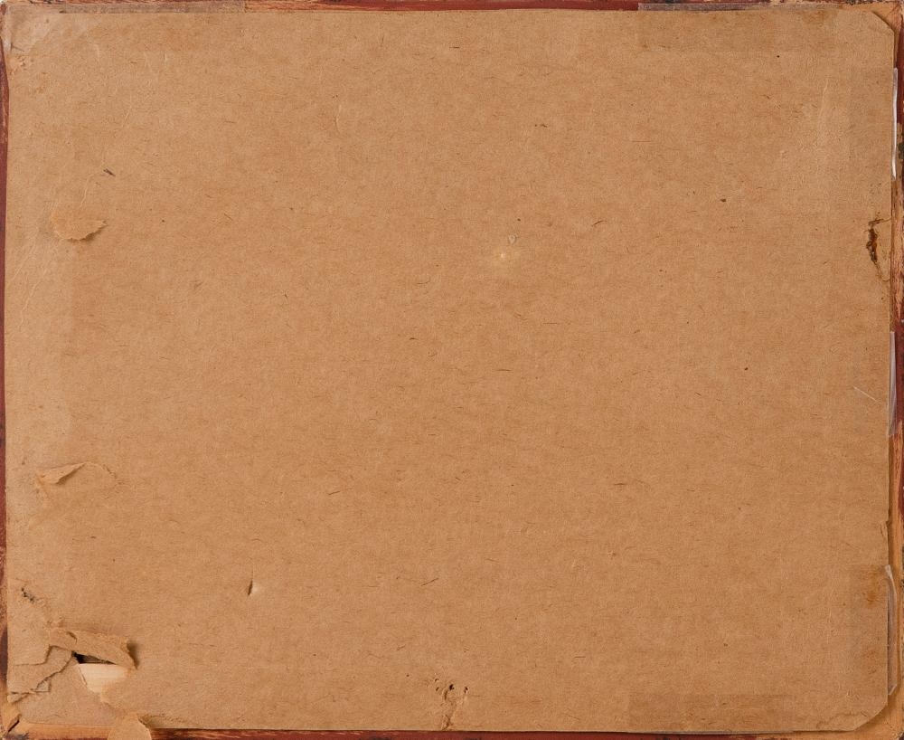 Artwork by Evelyn S. Dubiel, Folk art-style view of a town., Made of Watercolor and gouache on paper