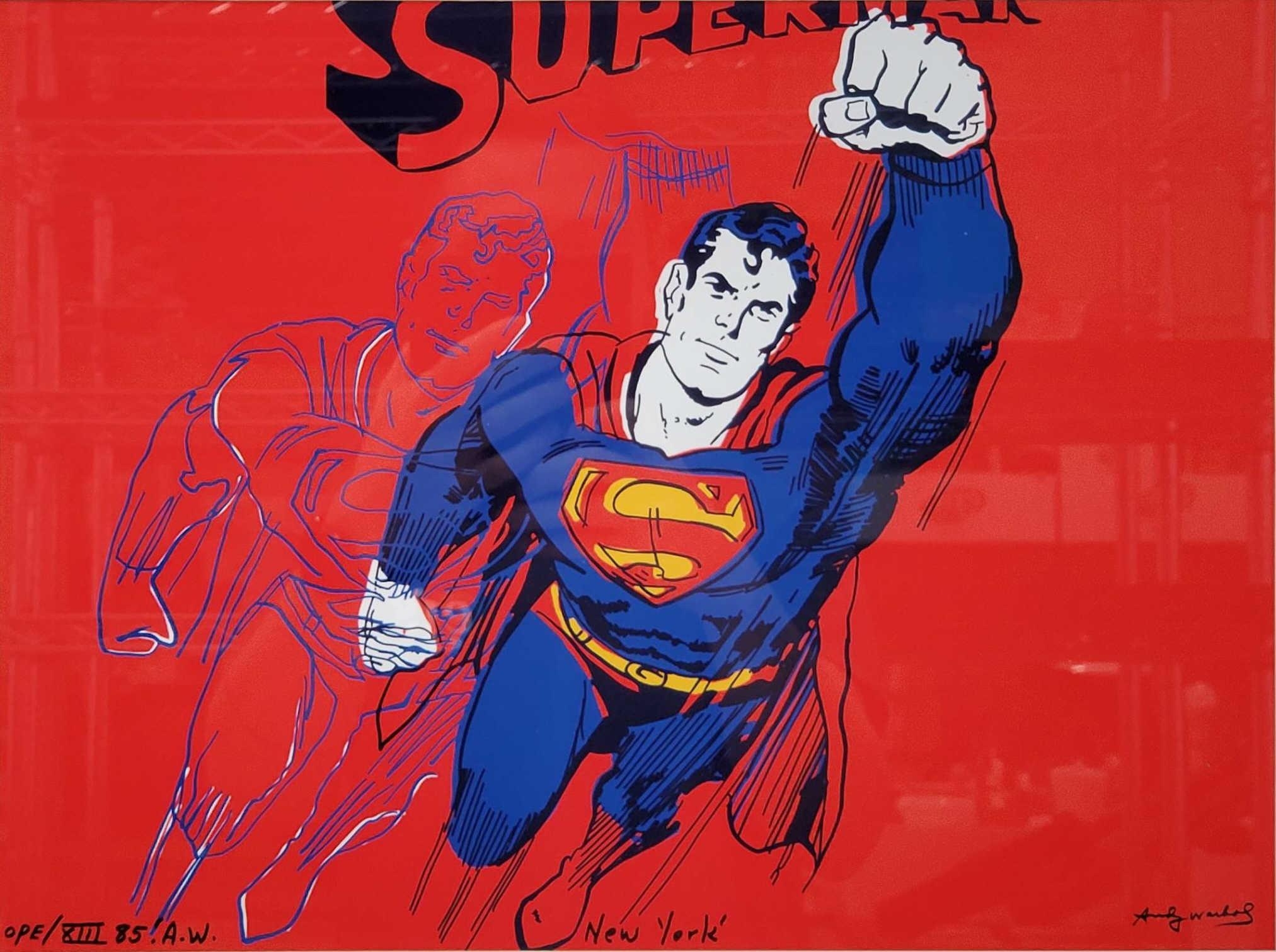 Andy Warhol Superman MutualArt