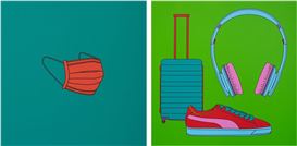 Michael Craig-Martin Turns Covid-Era Objects into Icons