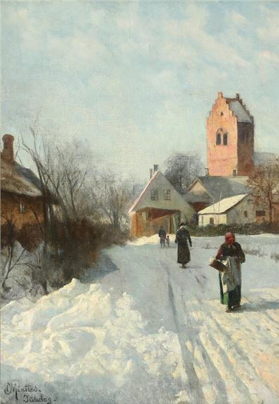 Juledag by Peder Mork Monsted