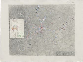 Jasper Johns: New Works on Paper - Matthew Marks Gallery, New York (526 W 22nd)