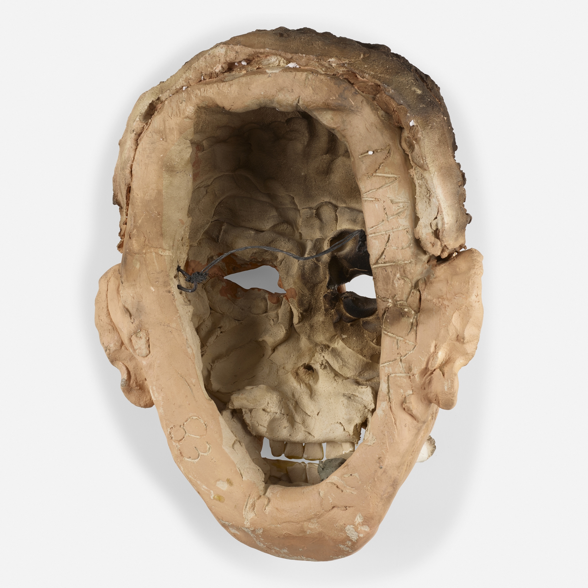 Artwork by Joe Mariscal, Untitled from the Prisoner series, Made of glazed ceramic