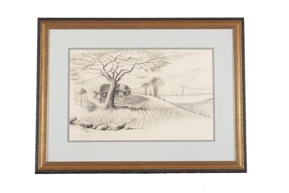 Pearl Buck's 'Good Earth' by John Biggers, 1965