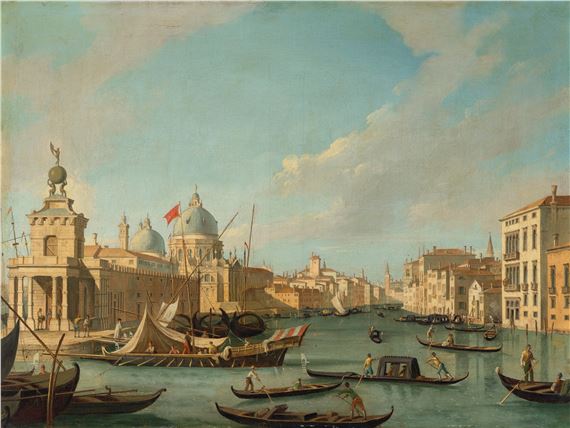 The Entrance of the Grand Canal, Venice, looking West