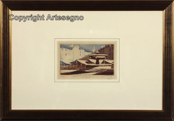 Fontana in Piazza San Giacomo in Udine by Mario Micossi