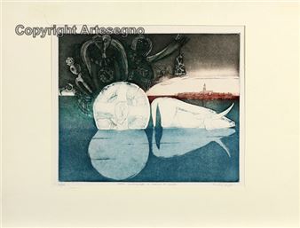 Carro longobardo in laguna di Grado - Mario Micossi