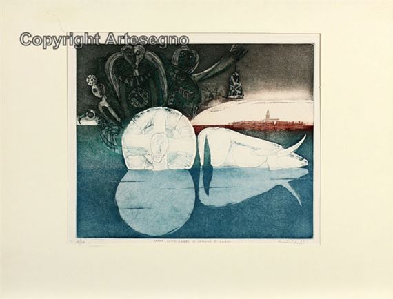 Carro longobardo in laguna di Grado by Mario Micossi