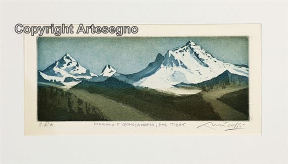 Makalu e Qomolangma, dal TIbet by Mario Micossi