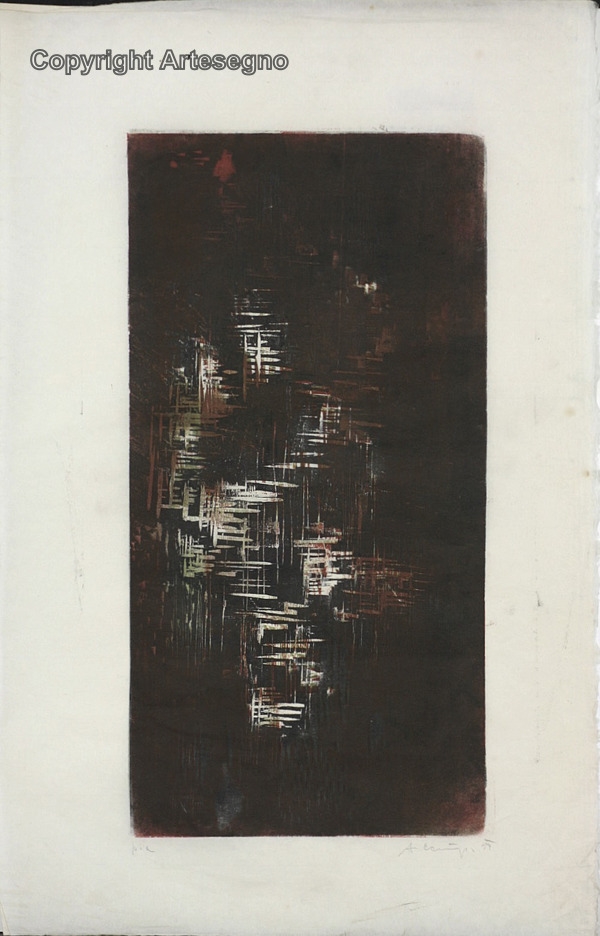 Kompozilija by Avgust Cernigoj, 1959
