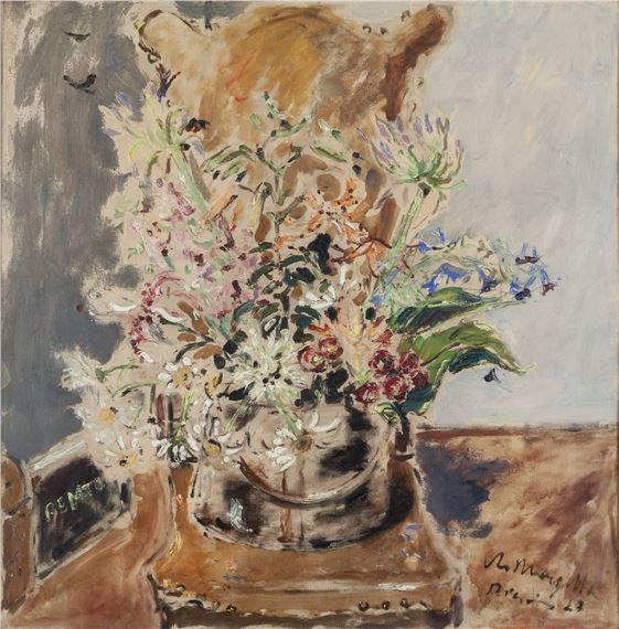 Vaso di fiori in un interno by Filippo de Pisis, 1943