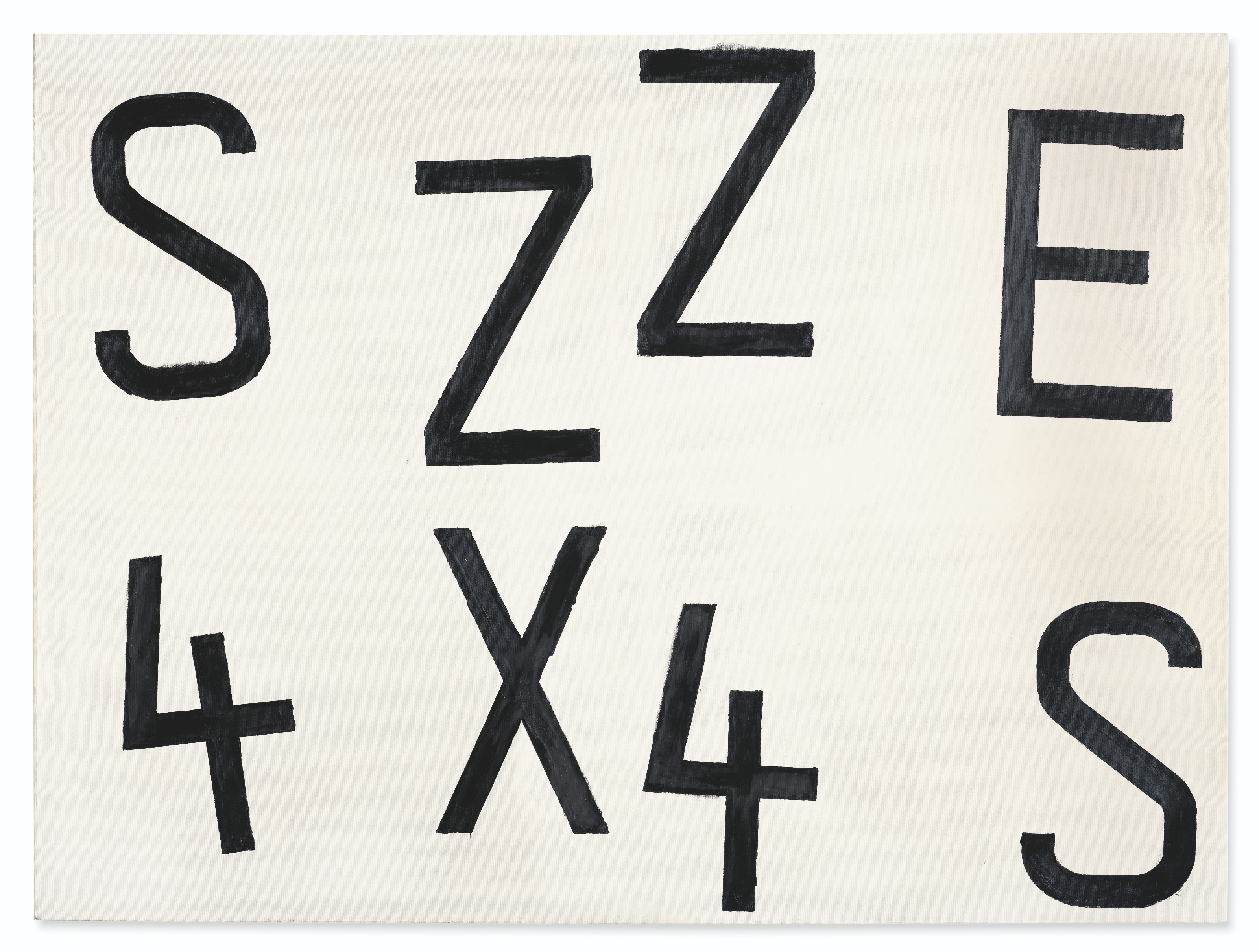 Artwork by Jannis Kounellis, Untitled, Made of oil on canvas