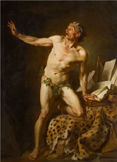 Study for Saint Jerome by Pierre Subleyras