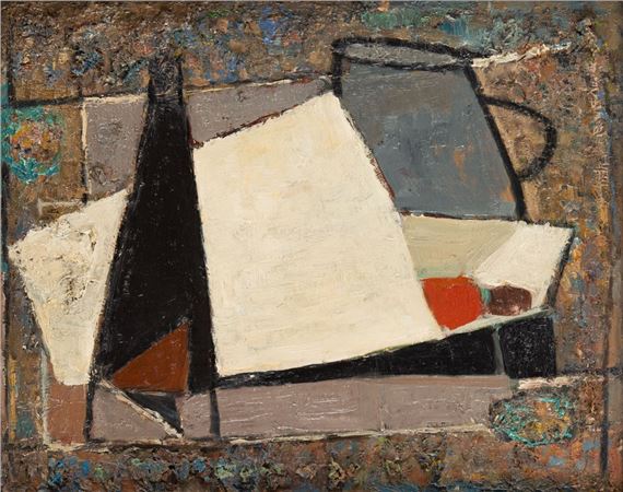 Maria Ritter | Still life with a grey jar | MutualArt