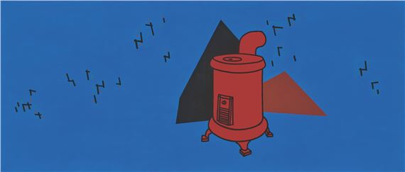 Corner of the Studio by Patrick Caulfield, Painted in 1964