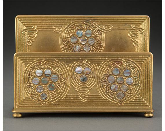 Tiffany Studios | Abalone Letter Rack | MutualArt