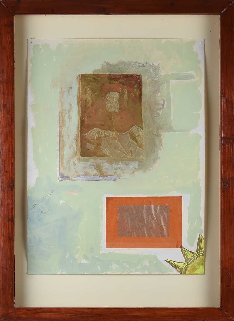 Artwork by Damian Coyle, THE LANDSCAPE I SEE ON MY LITTLE TELEVISION, Made of Mixed Media