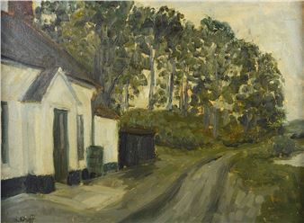 COTTAGE BY THE ROADSIDE - S. Duff