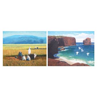 a) Harvestb) Seascape - Amado Hidalgo