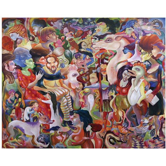 The Gathering by Rommel Anglacer Garde, dated 2015