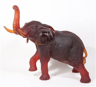 Elephant Pate de Verre - Jean François Leroy