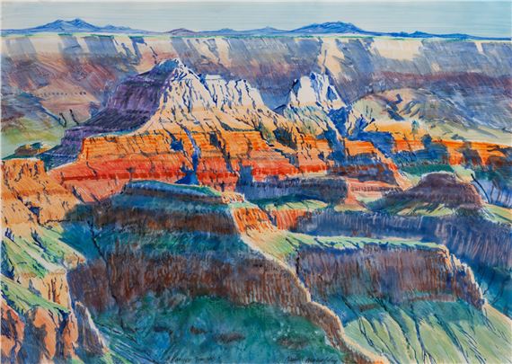 Canyon Temples by Merrill Mahaffey